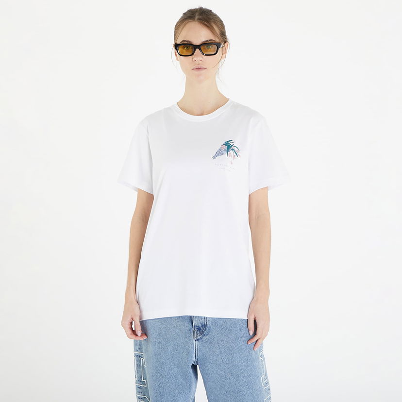 Majica kratkih rukava Queens Dej Mi Radši Kytku V Květináči T-Shirt Bijela | QNS_035