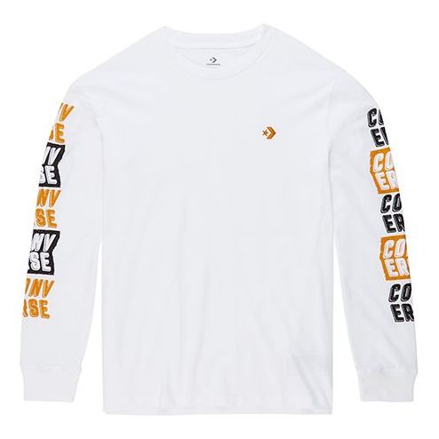 Majica kratkih rukava Converse Applique Logo Long-Sleeve T-Shirt Bijela | 10019933-A01, 0