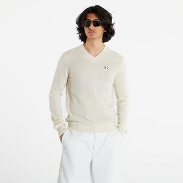 Džemper Comme des Garçons PLAY White Heart Pullover Bež | P1N064, 2