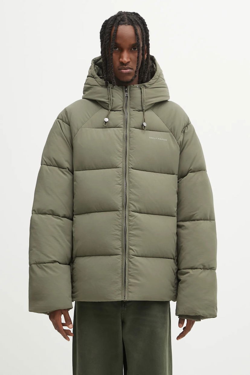 Pernata jakna DAILY PAPER Relaxed Puffer Jacket Zelena | 2522018