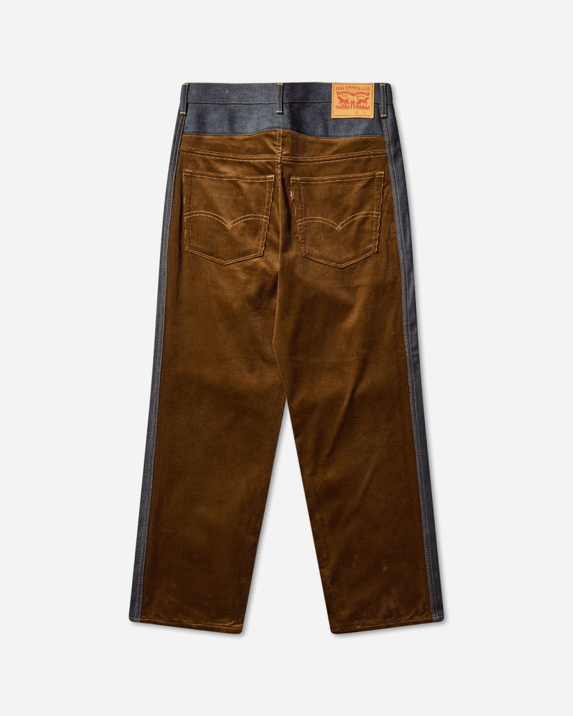 Hlače Junya Watanabe Contrast Trim Trousers Smeđa | WP-P202-W25 1