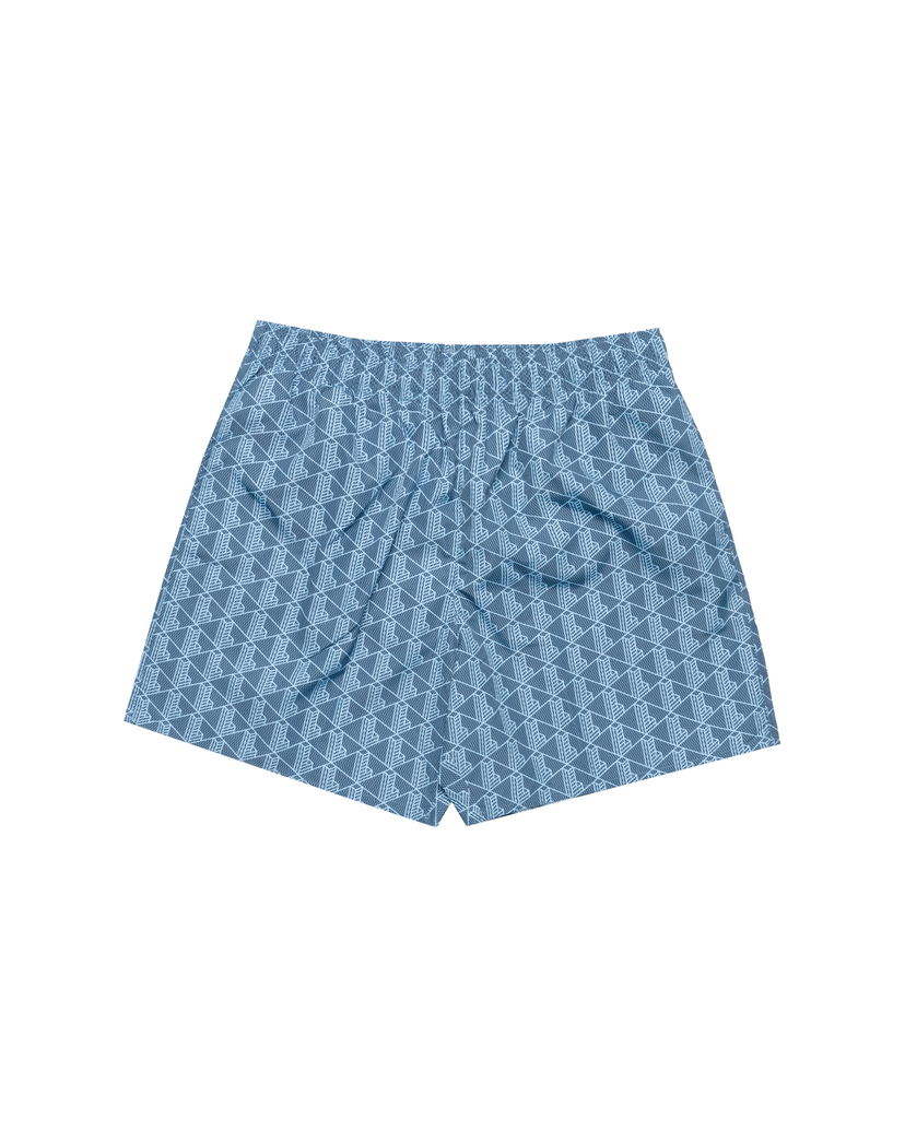 Kupaći kostimi Lacoste Geometric Print Swim Shorts Plava | MH9086-HGI