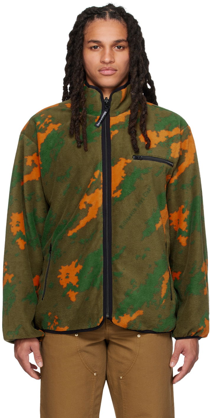 Jakna BILLIONAIRE BOYS CLUB Billionaire Boys Club Camouflage Reversible Fleece Jacket Zelena | B23115, 0