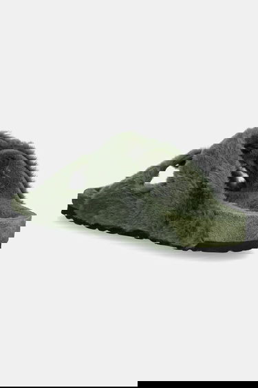 Tenisice i cipele Birkenstock Birkenstock 1774 Arizona BB Furry Slides Zelena | 1030001, 2