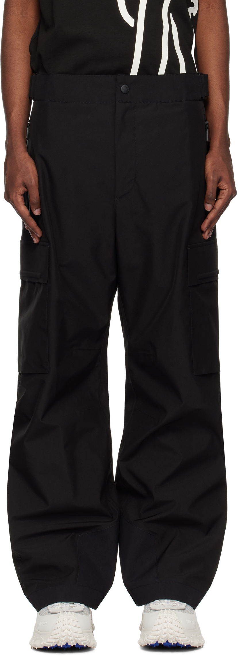 Cargo hlače Moncler Padded Ski Pants Crna | J20972G00011596Y4