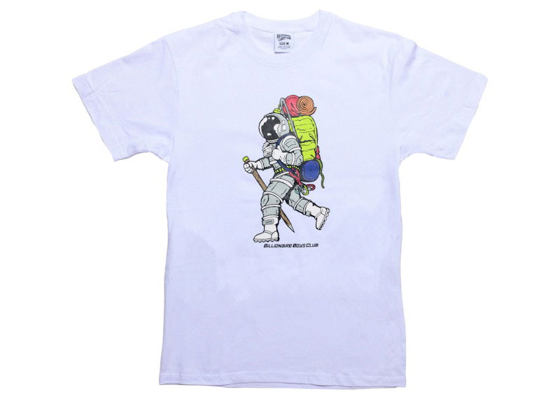 Majica kratkih rukava BILLIONAIRE BOYS CLUB Billionaire Boys Club Hiking Astronaut Graphic T-Shirt Bijela | 8016201WHT