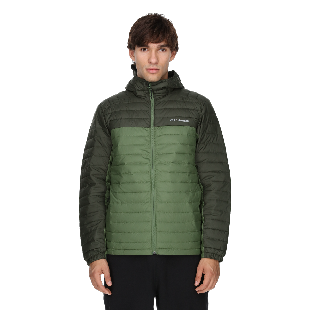 Pernata jakna Columbia Silver Falls™ II Hooded Puffer Jacket Zelena | 2098721352, 0