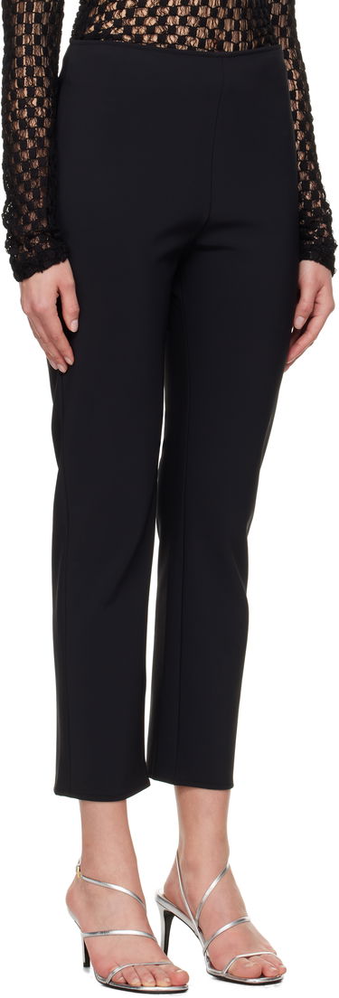 Hlače Róhe Róhe Cigarette Scuba Trousers Crna | 414-30-166, 1