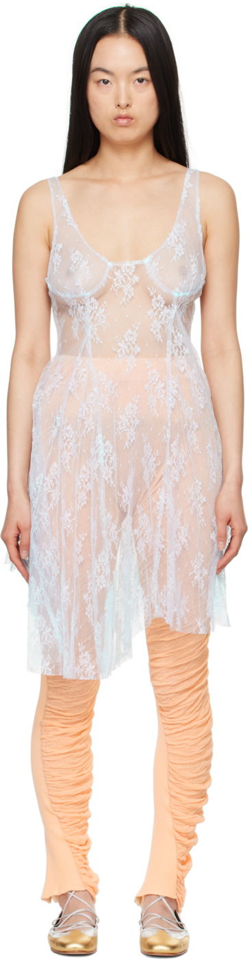 Haljina Collina Strada Collina Strada Pamela Lace Minidress Plava | XX4028