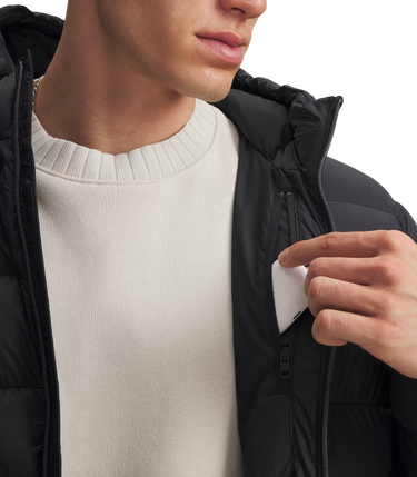 Pernata jakna Under Armour Under Armour Sportswear Puff Hooded Jacket Crna | 6006360-003, 4