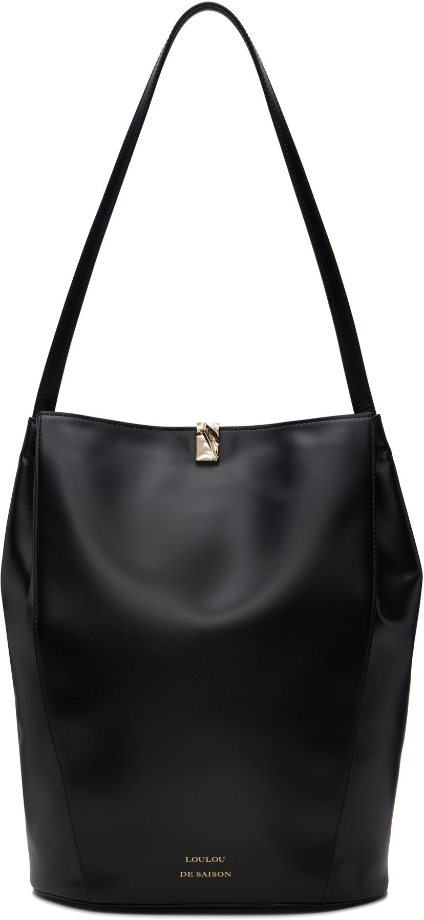 Ručna torbica Loulou de Saison Loulou de Saison Daya Leather Bucket Bag Crna | DAYA