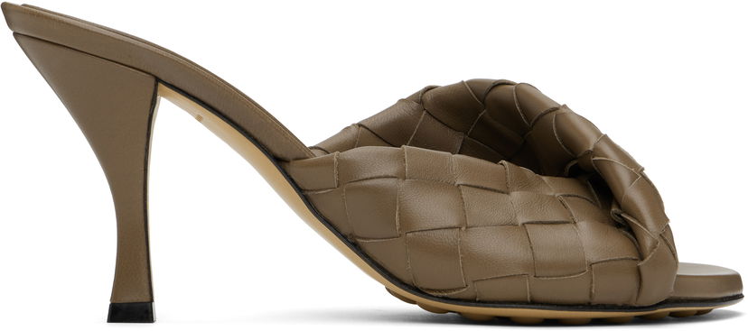 Dodaci Bottega Veneta Bottega Veneta Blink Heeled Sandals Smeđa | 796455 V2ED0