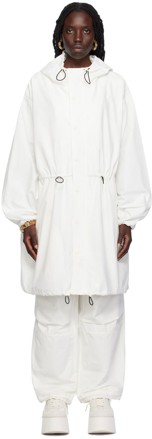Parka Marc Jacobs Marc Jacobs 'The Balloon' Hooded Parka Bijela | 2P3RJC001W02