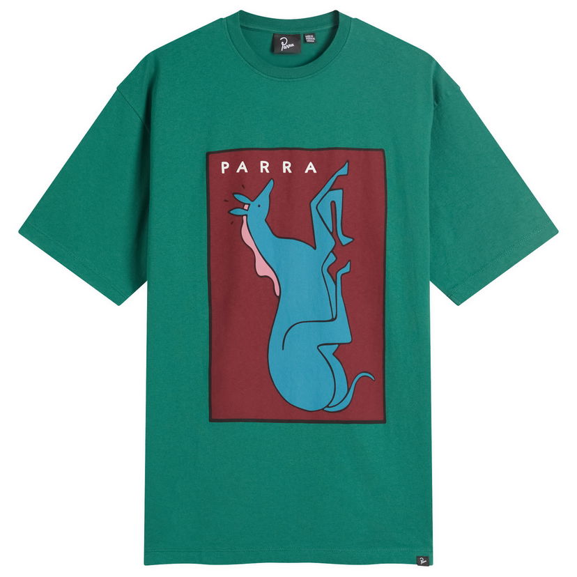 Majica kratkih rukava By Parra Parra Vertical Horse Graphic T-Shirt Zelena | 53505-GRN