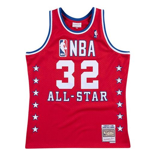 Majica bez rukava Mitchell & Ness Mitchell & Ness Magic Johnson All-Star Game 1988 Swingman Jersey Crvena | SMJYCP19048-ASWRED188EJH
