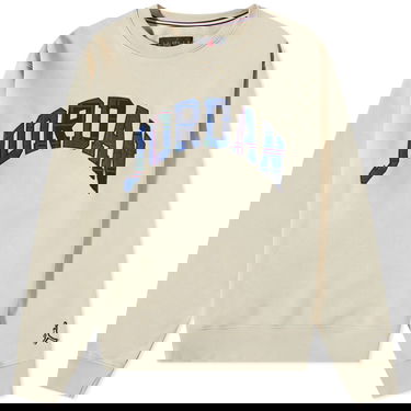 Dukserice Jordan Air Jordan Check Logo Crewsweat Bež | DV1574-206, 0