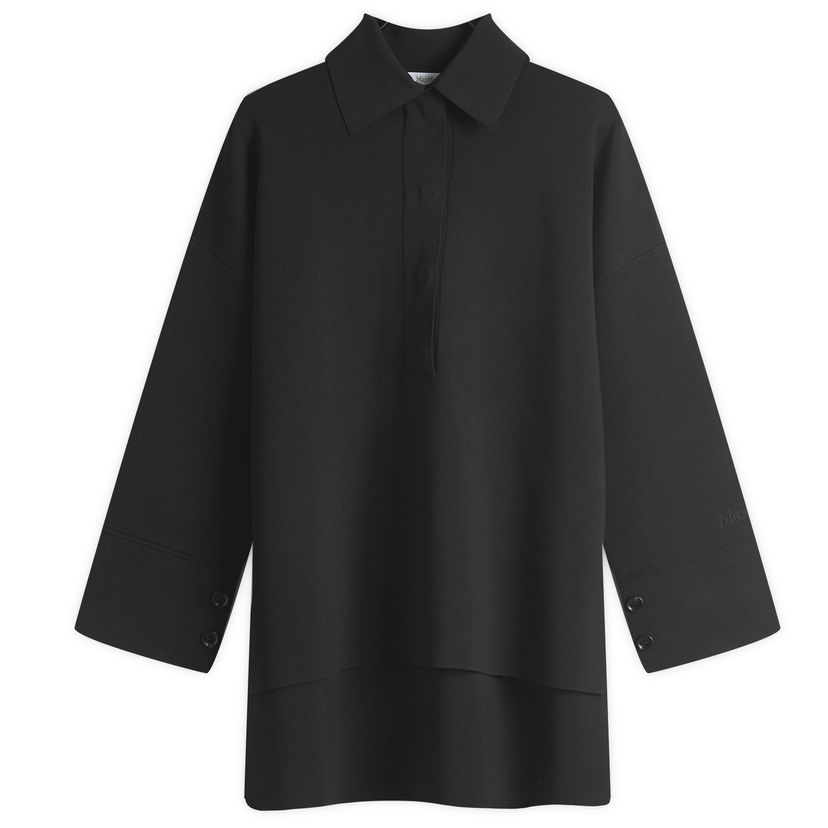 Džemper Max Mara Max Mara Vand Polo Shirt Crna | 2511361068600-Black