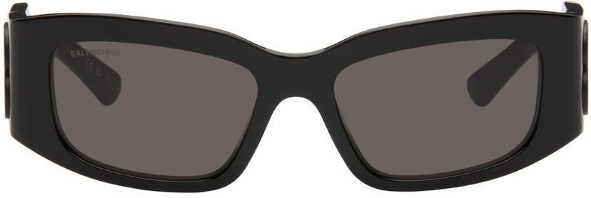 Sunčane naočale Balenciaga Black Bossy Sunglasses Crna | BB0360S-001