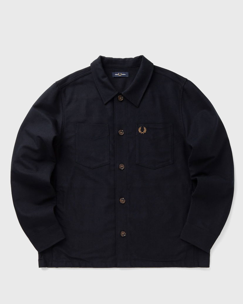 Košulja Fred Perry Fred Perry Brushed Twill Overshirt Tamnoplava | M1723-608