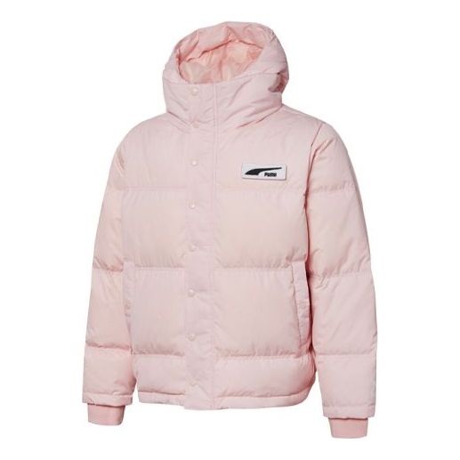 Pernata jakna Puma Hooded Down Jacket Ružičasta | 534486-36