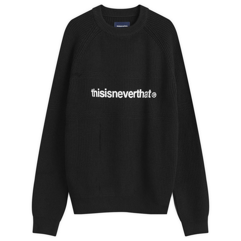 Džemper thisisneverthat T-Logo Knit Jumper Crna | TN253KKNPK01-BLK