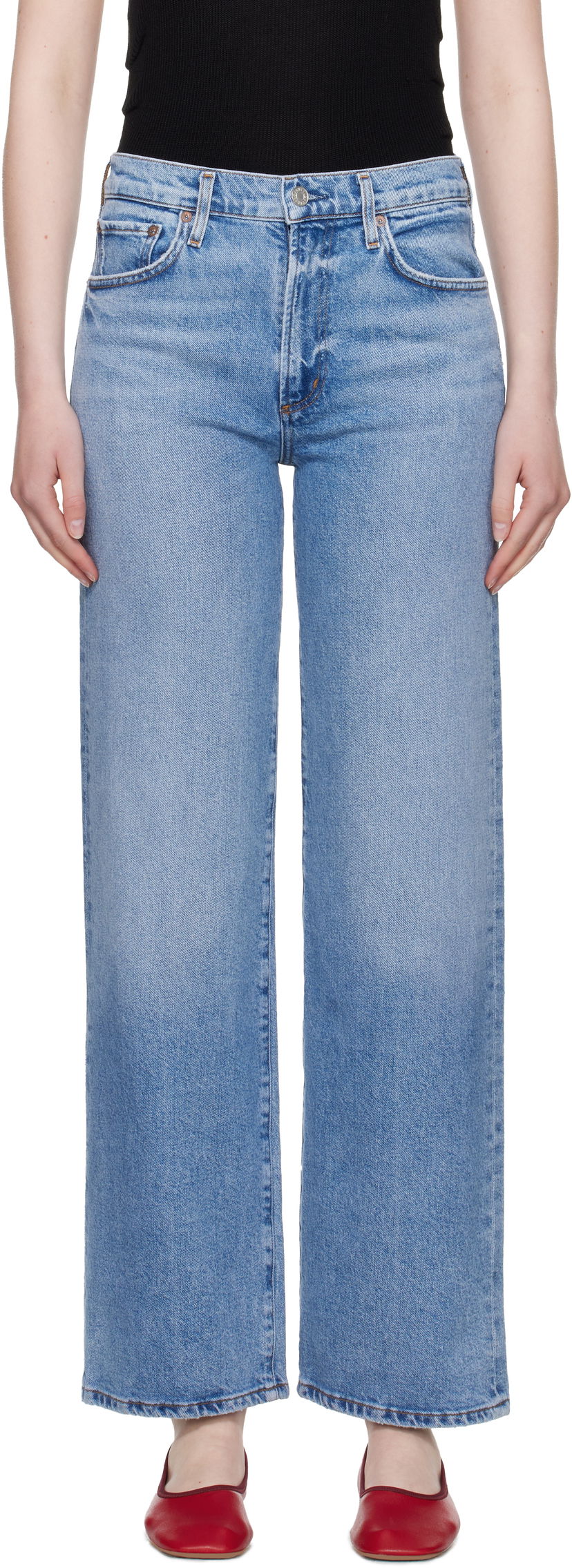 Jeans AGOLDE AGOLDE Harper Straight Jeans Plava | A9153-1854