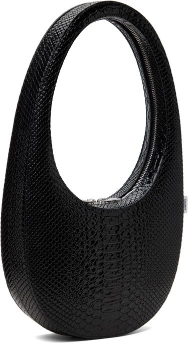 Ručna torbica Coperni Coperni Python Embossed Swipe Bag Crna | COPBA01F6047, 2