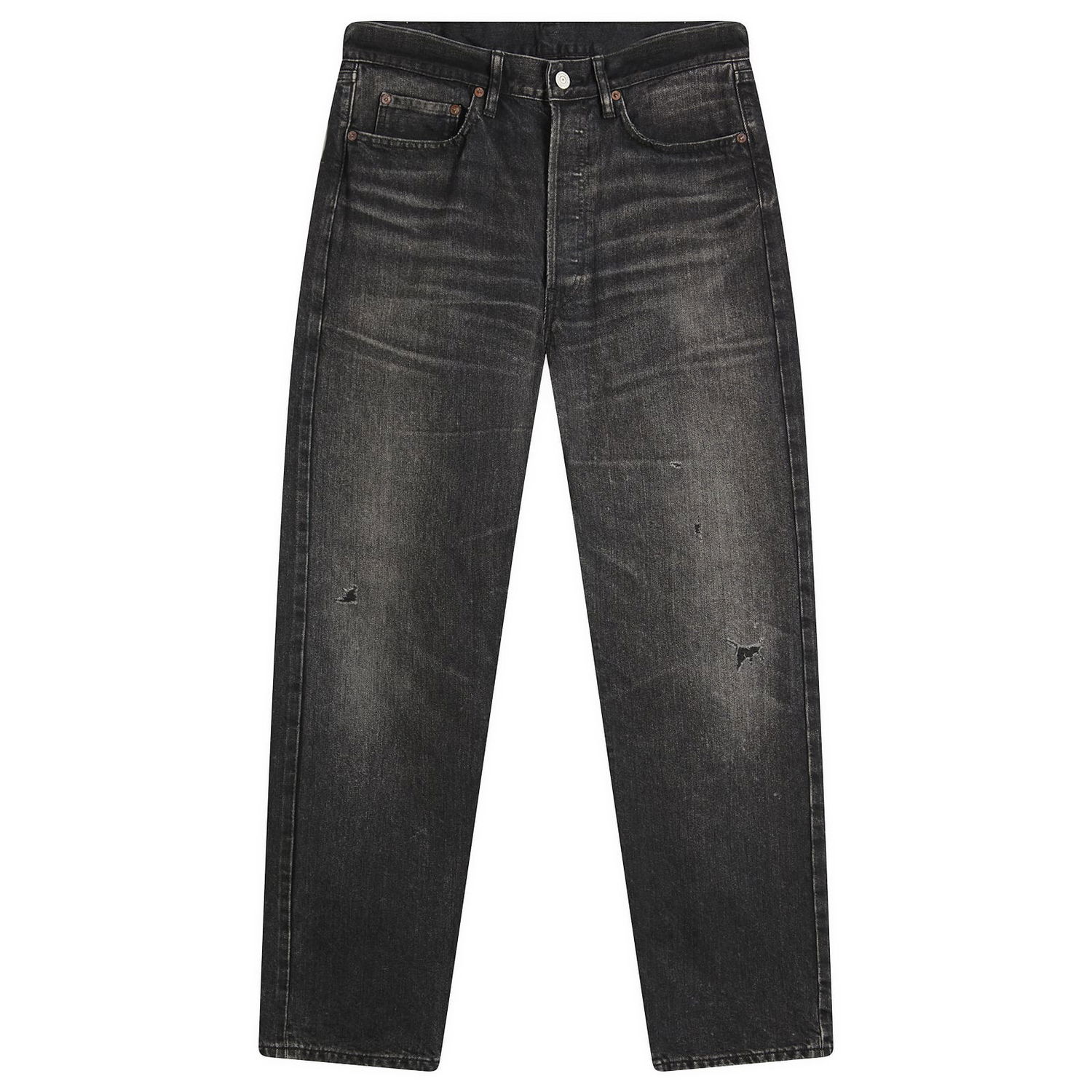 Jeans Junya Watanabe Junya Watanabe MAN Garment Treated Jeans Crna | WP-P912-100-1, 0
