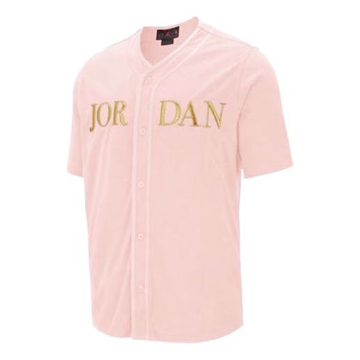 Dres Jordan Jordan V-Neck Button-Down Baseball Jersey Ružičasta | AT9823-623