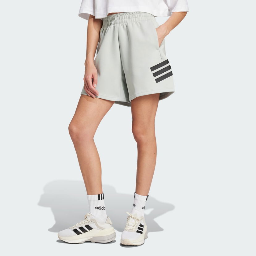 Kratke hlače adidas Performance Future Icons 3-Stripes Relaxed Shorts Zelena | JC5446