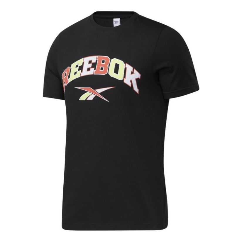 Majica kratkih rukava Reebok CL BBALL Graphic T-Shirt Crna | GJ5856