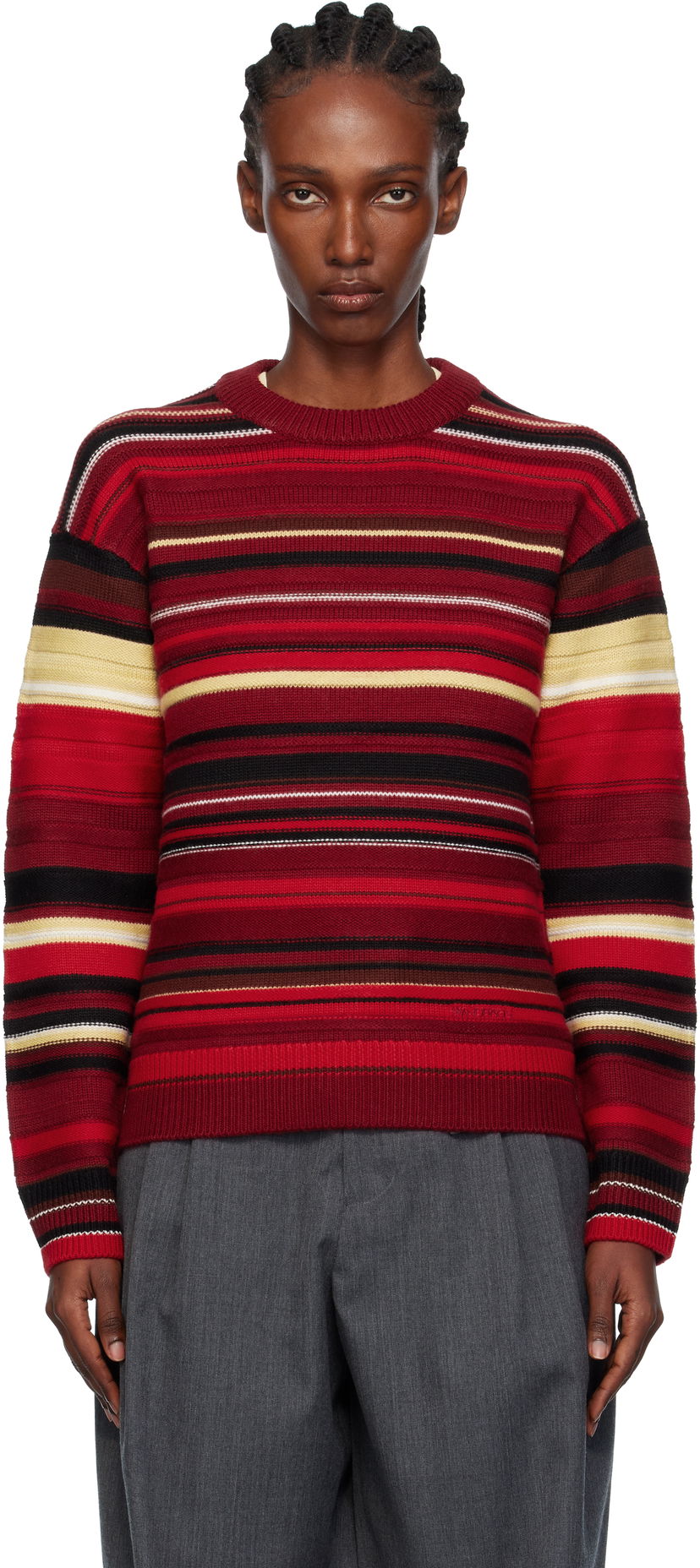 Džemper JW Anderson JW Anderson Multi Stripe Sweater Višebojno | KW1501-YN0008
