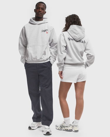 Dukserice Sporty & Rich Dodgers Serif Fleece Hoodie Siva | ST070627666GY03, 2