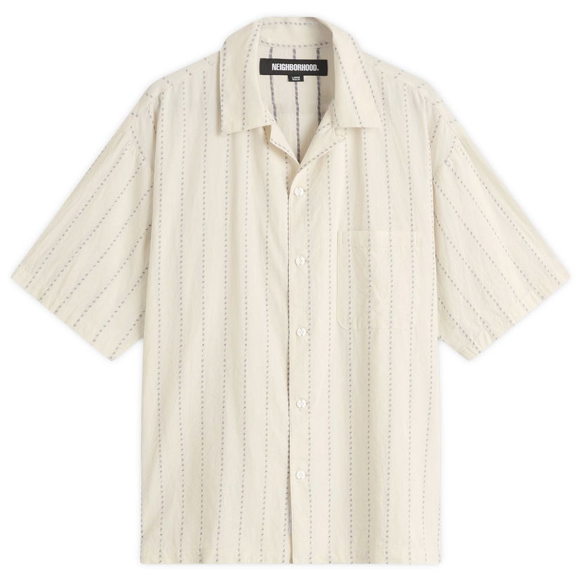 Košulja Neighborhood Dobby Stripe Hawaiian Shirt, Size Large Bež | 251TSNH-SHM08-IVO