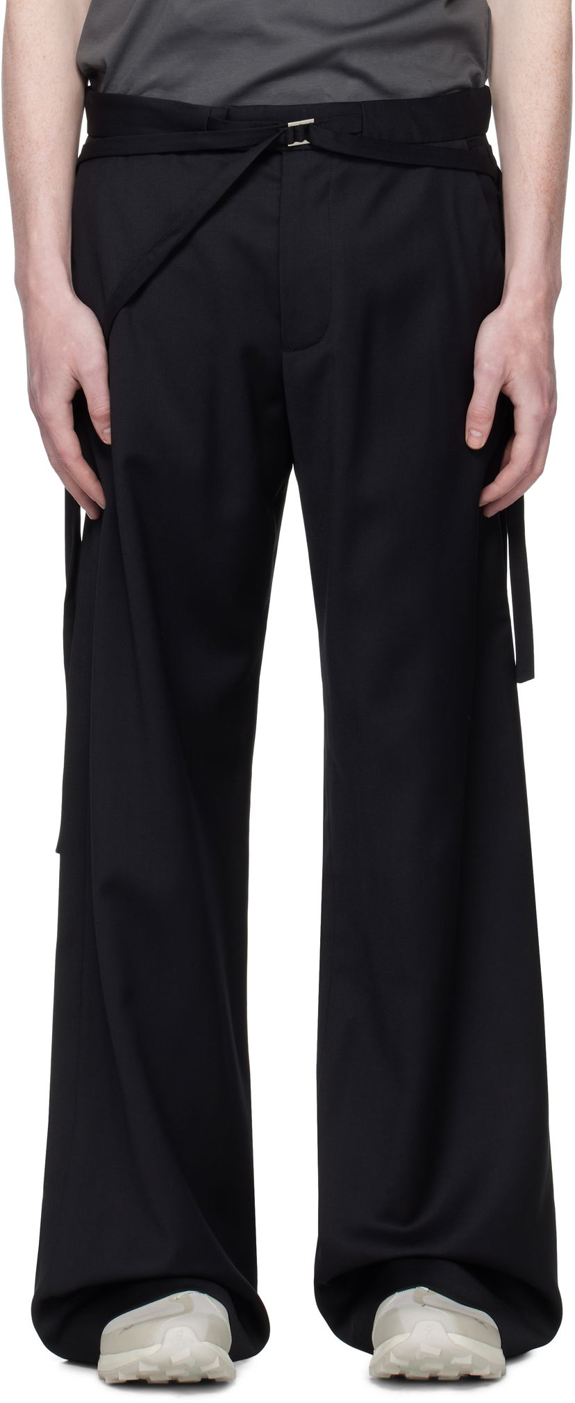 Hlače HELIOT EMIL Spectra Tailored Trousers Crna | PREAW25_M_10_201_BLK01