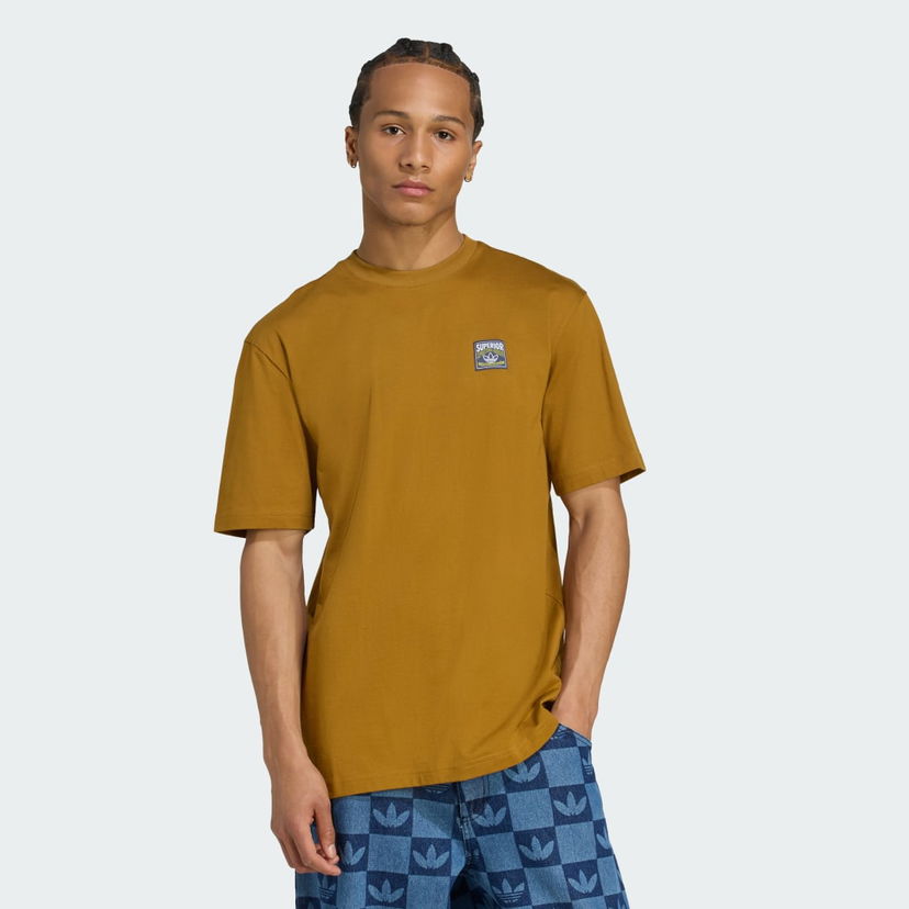 Majica kratkih rukava adidas Performance Wabash Relaxed Fit T-Shirt Smeđa | JW0160