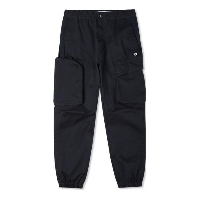 Cargo hlače Converse Cozy Utility Woven Pants Crna | 10025054-A01