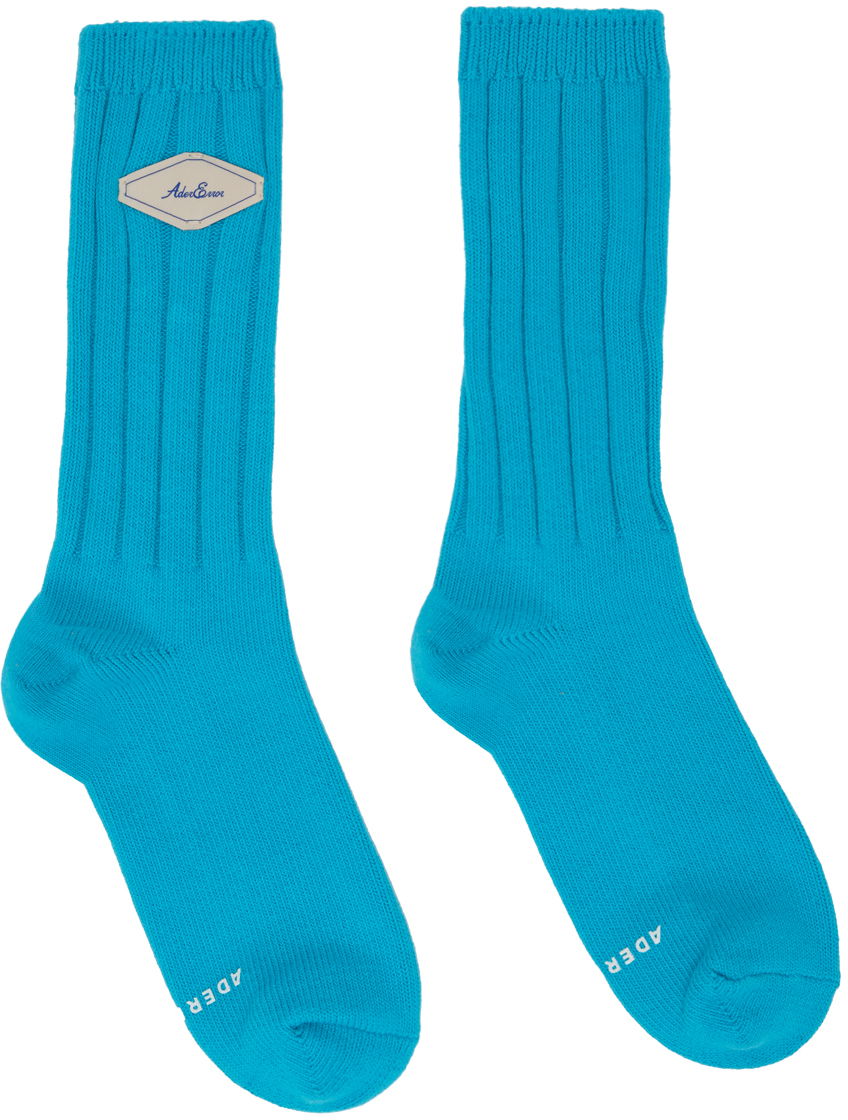 Čarape ADER ERROR ADER error Fluic Ribbed Socks Tirkiz | BMADSSAC0301LB, 0