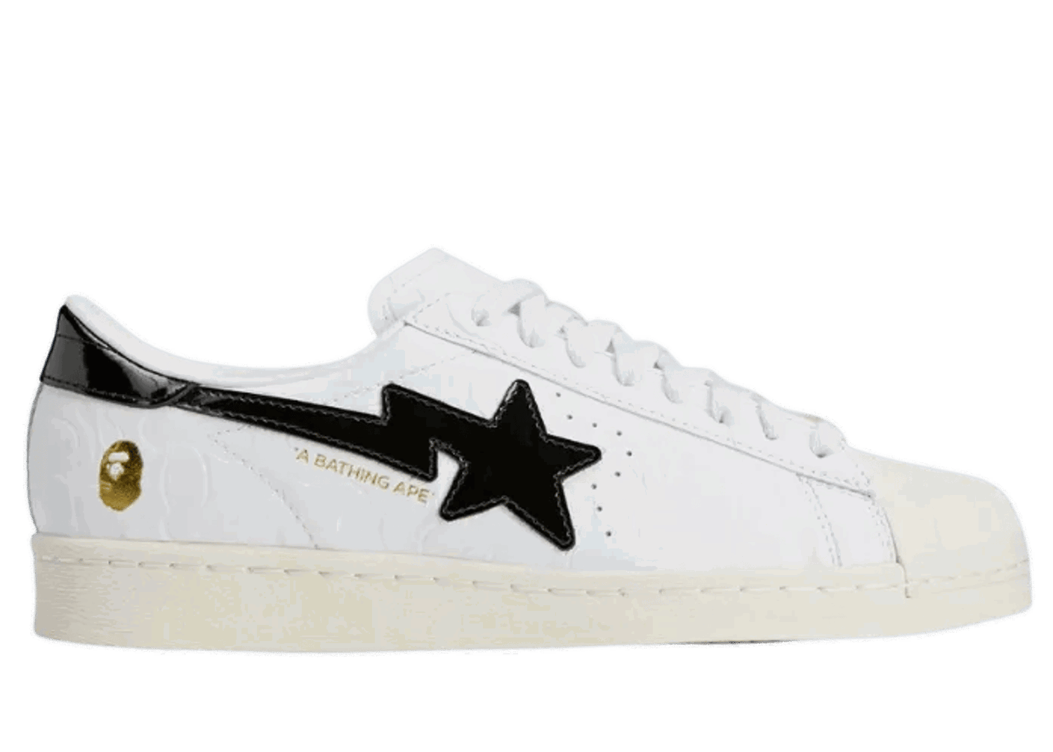 Tenisice i cipele adidas Performance BAPE x SSTR V "Cloud White" Bijela | JR2701, 0