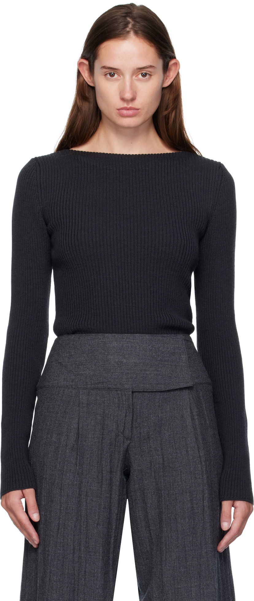 Džemper OUR LEGACY Our Legacy Strict Knit Sweater Tamnoplava | W4253SO