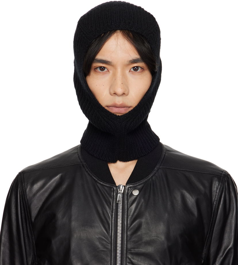 Šešir Rick Owens Rick Owens Concordians Sphinx Skull Balaclava Crna | RU02E1490 KWV