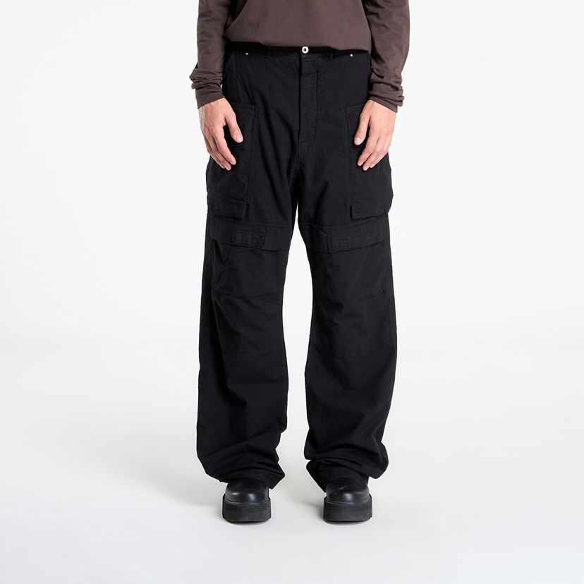 Cargo hlače Rick Owens Rick Owens DRKSHDW Stefan Cargo Pants 33 Crna | DU02E7368 CL 09