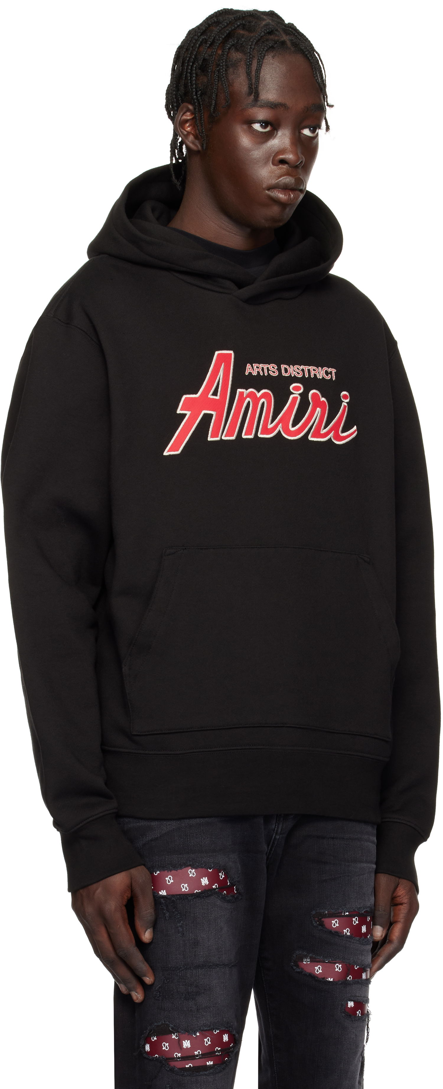 Dukserice AMIRI '' City Black Hoodie Crna | AMJYHD1090, 1