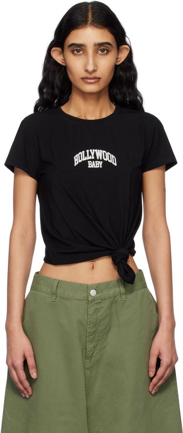 Majica kratkih rukava MISBHV MISBHV Hollywood Baby Knotted T-Shirt Crna | 250W136, 0
