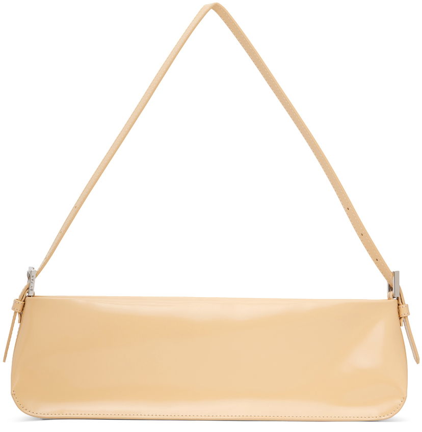 Torba za rame BY FAR Long Shoulder Bag Bež | 22FWDLLSSBLWMED