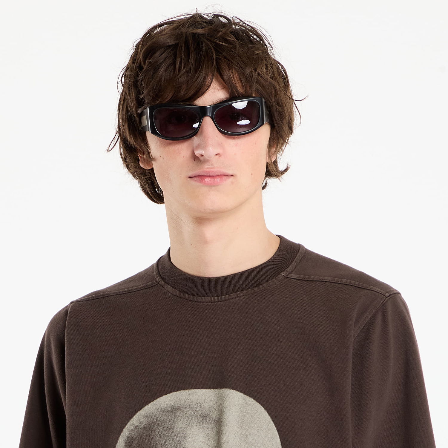 Majica kratkih rukava Rick Owens Rick Owens DRKSHDW Jumbo Ss Head Graphic T-shirt Smeđa | DU02E7274 RIGEP1 7808, 1