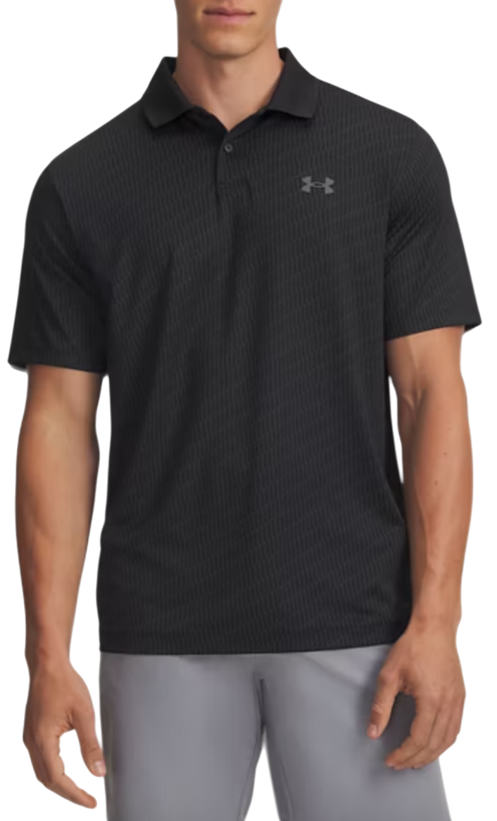 Polo majica Under Armour Under Armour Matchplay Printed Polo Shirt Crna | 1377377-010, 0