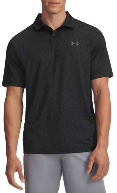 Polo majica Under Armour Under Armour Matchplay Printed Polo Shirt Crna | 1377377-010, 0