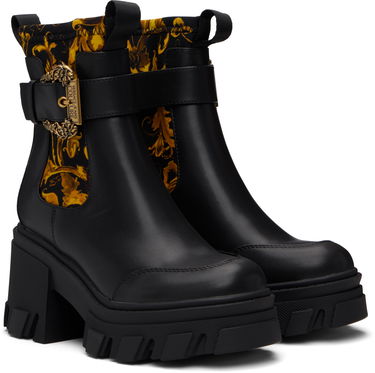 Tenisice i cipele Versace Versace Jeans Couture Sophie Chain Chelsea Boots Crna | E79VA3S84_EZS867, 3
