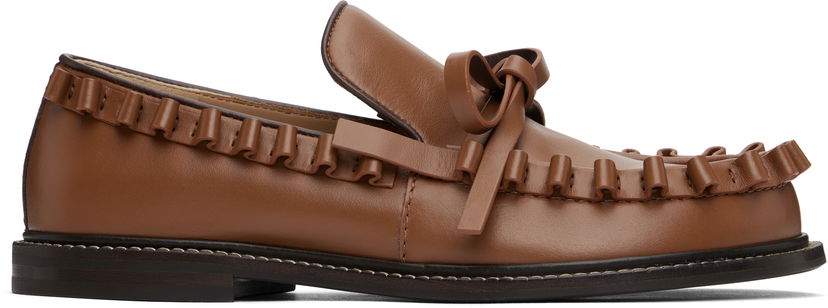 Tenisice i cipele JW Anderson JW Anderson Ruffle Loafers Smeđa | FW0166-LA0323